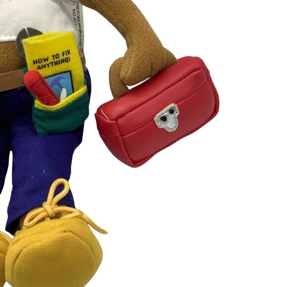 Mr. Fix-It Beaver Plush Toy Tools Stuffed Animal Amscan Party Pals 10” with Tags - Picture 7 of 10